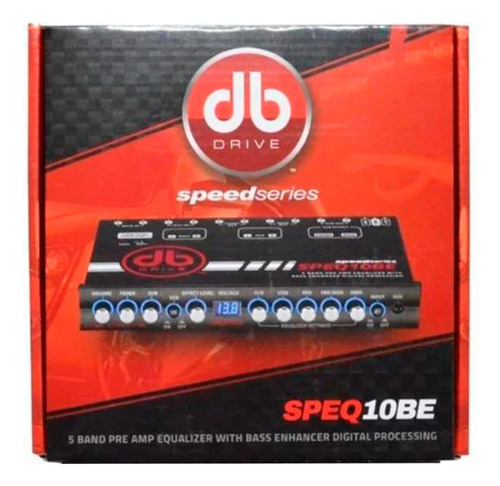 Ecualizador Db Drive Speq10be 8.5 Volts 5 Bandas Restaurador