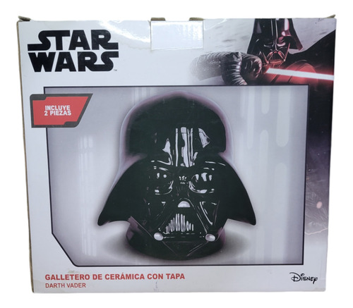 Galletero De Cerámica Con Tapa Darth Vader Star Wars Disney