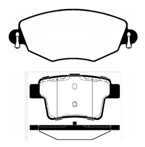 Pastillas De Freno Delantera Y Trasera Ford Mondeo St 220 
