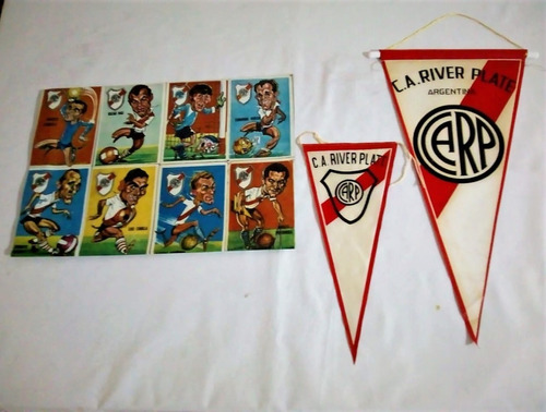 Banderin Club Atletico River Plate(2) Decada 70 Mas Banner