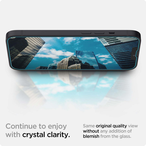 Imagem 3 de 4 de Película Spigen Glas.tr Para iPhone 13 / iPhone 13 Pro (2un)