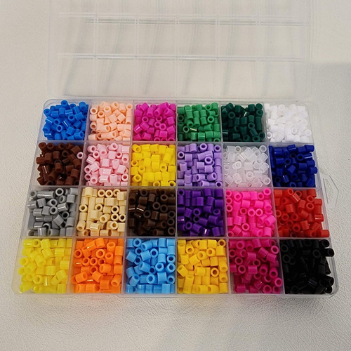 Fuse Beads - Perler Beads - Set 20 Colores 3 Tableros Y Acce