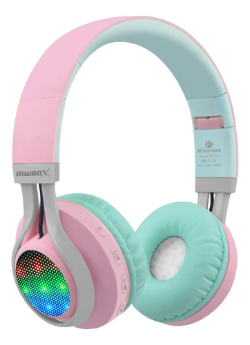 Riwbox Wt-7s Auriculares Bluetooth Iluminados, Auriculares I