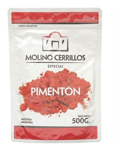 Imagen 1 de 4 de Pimentón Extra Argentino Suave Dulce Molino Cerrillos 500g
