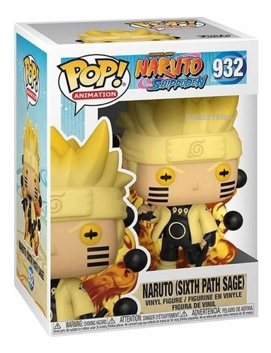 Funko Pop Naruto Sixth Path Sage 932 Original Scarlet Kids