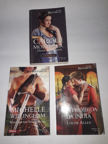 Livros:03 Romances Harlequin Históricos
