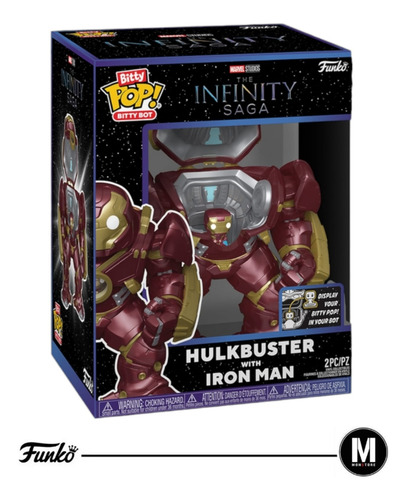 Funko Pop Hulkbuster With Iron Man Bitty Pop Infinity Saga