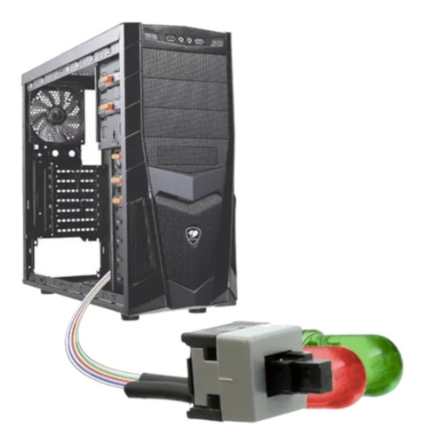 Cable Botón Extensor Encendido On Power Reset Pc Intel Amd