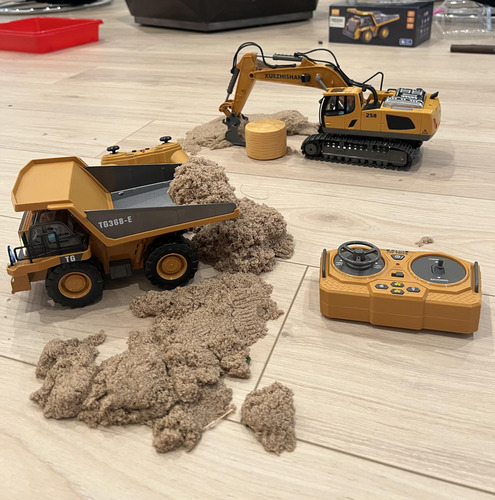 Bulldozer Rc Kidmarkt De 9 Canales De Metal Con Luces Y Soni