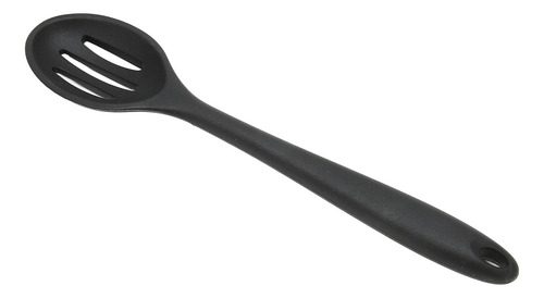 Cuchara De Ensalada De Silicona Negra Negra, 3 Unidades, Par