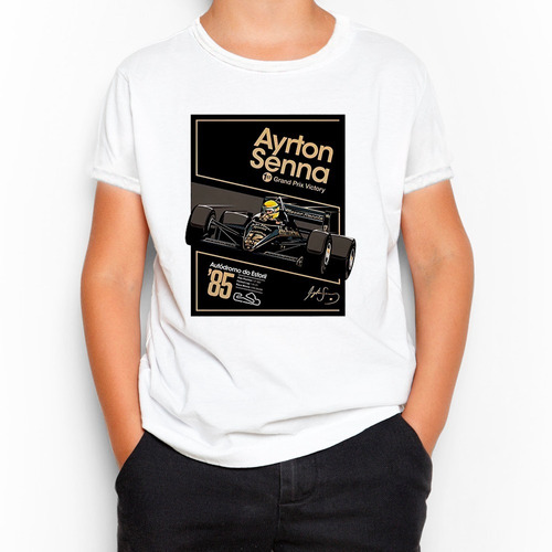 Remera - Niño - Niña - Autos - Carreras - Senna - 3