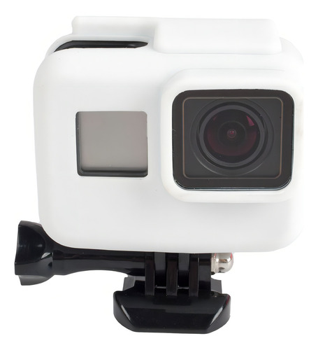 Capa Protetora Silicone Câmeras Gopro Hero 5-7 Black -branca