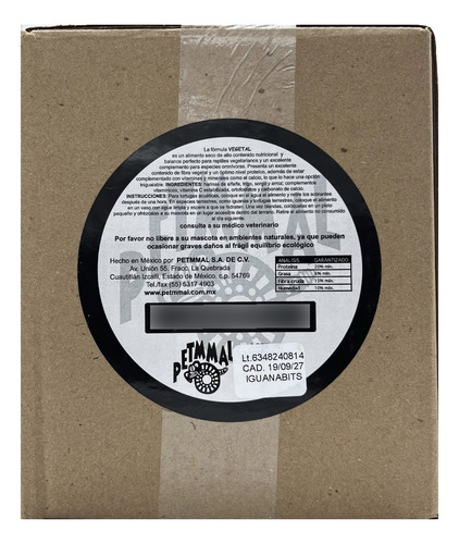 Caja Alimento Comida Balanceado Para Iguana Bits 3kg Granel