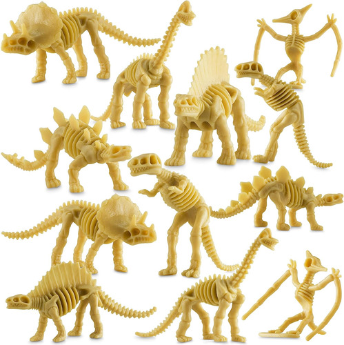 Bedwina Dinosaur Fossil Skeleton (24 Pieces) Assorted Figure