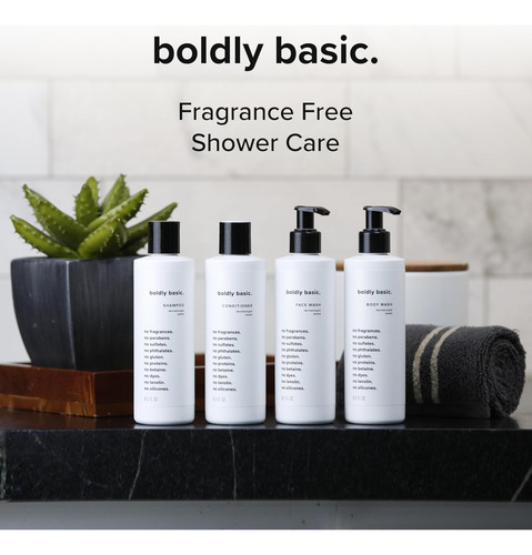 Condicionador Boldly Basic Sem Fragrância - Suave Para Pele