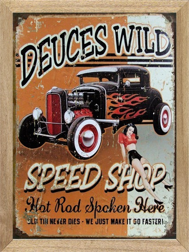 Hot Rod Autos , Cuadro , Publicidad , Poster Carteles   X262