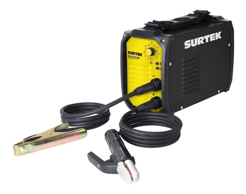 Soldadora De Arco Inverter Bivoltaje 110/220v Surtek Color Negro