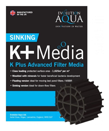 Evolution Aqua K+ Advanced Filtro Medio  25 Litro