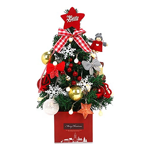 Árbol De Navidad De Escritorio, 19.7 Pulgadas, Árbol ...