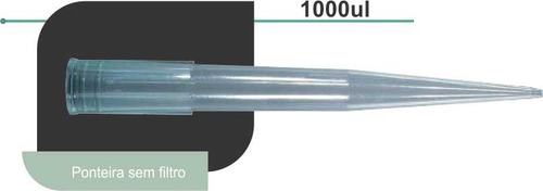 Ponteira Micropipeta 100-1000 Ul Livre De Dnase Rnase Axygen