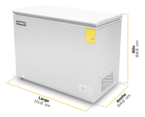 Congelador Horizontal Congeco-10 Rhino Color Blanco