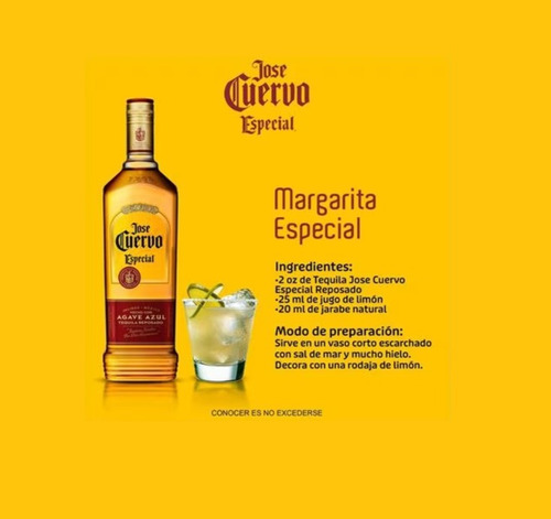 Tequila José Cuervo Especial Reposado 990ml+ Molde Gratis