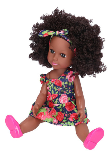 Muñeca Afro, Exquisita Niña Negra Africana Realista, Niños L