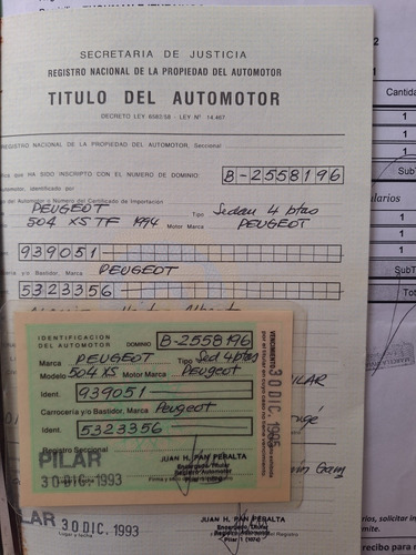 Peugeot 504 2.0 Xs Tf