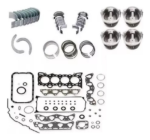 Kit Retifica Do Motor Ford Focus 2.0 16v Flex 10/ Duratec-he