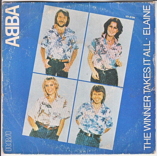 Simple Vinilo Abba Con Tapa Brasil Raro 1980 Winner Takes