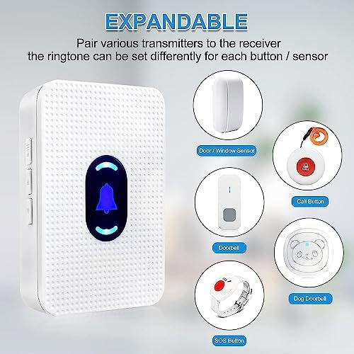 Timbre De Puerta, Timbre Inalámbrico Con Sensor De Puerta Da