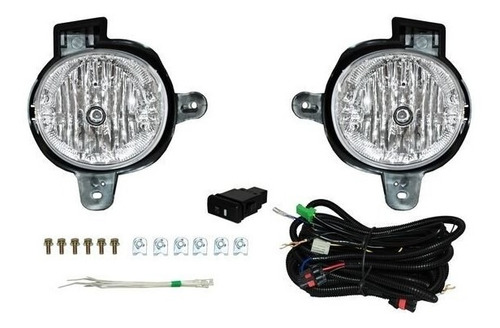 Juego Completo Faros Niebla C/base Hilux 12-15 Generica