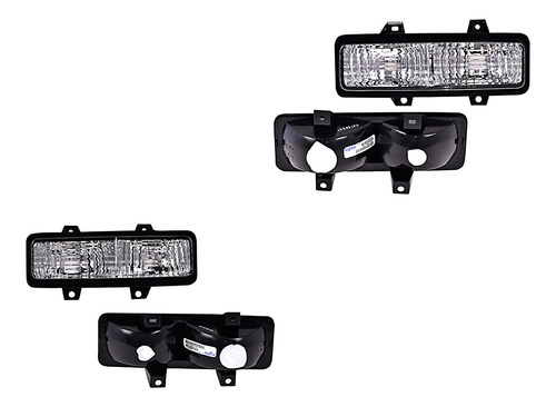 Set Cuartos Delanteros S/foco Depo Gmc Sierra 1989 - 1991