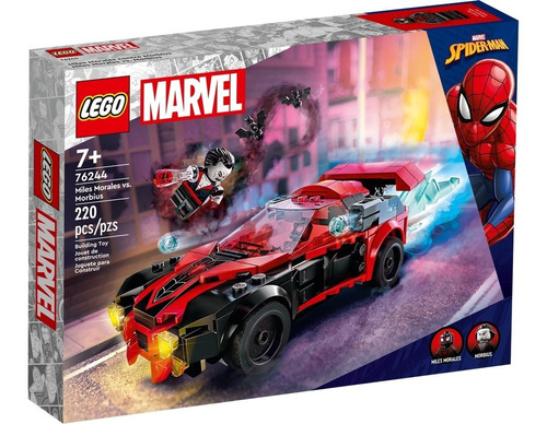 Lego Marvel - Miles Morales Vs. Morbius (76244) Cantidad de piezas 220