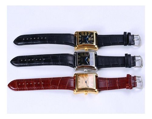 Nuevo Reloj Automático Retro Rectangular De Lujo Sewor