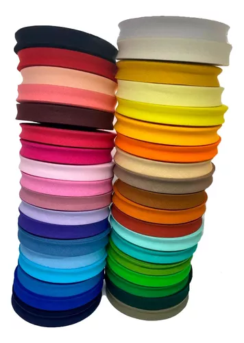 Bies de algodón de 4 cm colores - Mercería La Costura