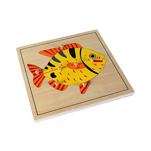 Montessori Puzzle De Pescado