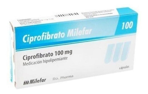 Ciprofibrato 100 Mg X 60 Capsulas