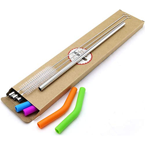 Big Drinking Straws Reusable 12 Extra Long 8mm Extra W...