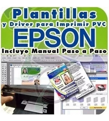 Plantillas Imprimibles Carnet Pvc Epson T50 L800 R290 Y Mas