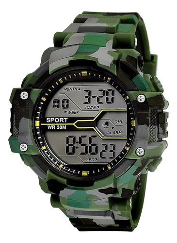 Reloj Deportivo Digital Multiuso Camuflado Analogico Rlj3