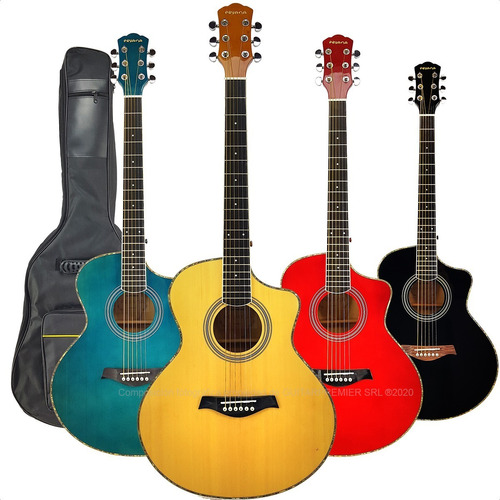 Guitarra Electroacustica Ecualizador Funda Pua Envio Gratis