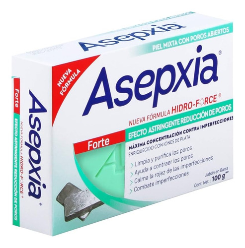 Jabon En Barra Asepxia Formula Forte 100 G (latam)