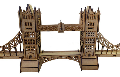 Imagen 4 de 5 de Rompecabezas 3d Puente De Londres / London Bridge Maqueta