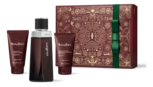 Kit Presente Malbec Tradicional Masculino O Boticário Clássico Original