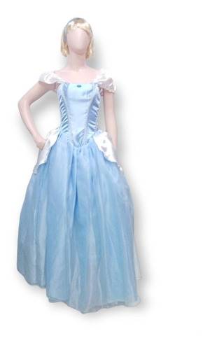 Disfraz Vestido Cenicienta Princesa Disney Para Adulto