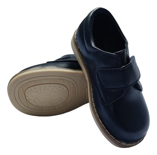 Zapato De Vestir Para Niño Con Velcro