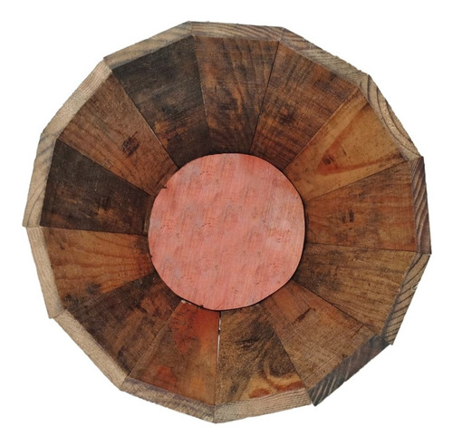Imagen 4 de 4 de Maceta De Madera Tipo Cubeta. 2030 Color Roble