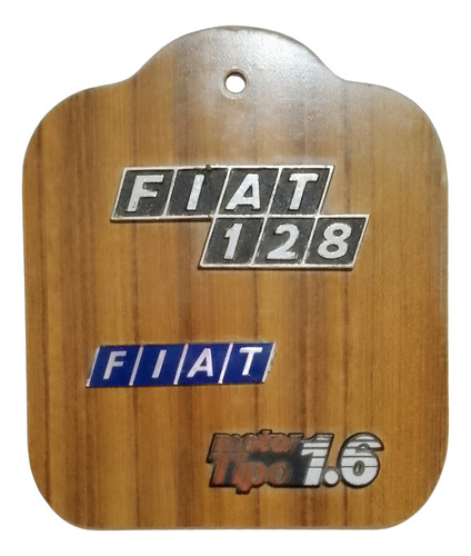 Cuadro Insignias Fiat 128 Fiat Motor Tipo 1.6