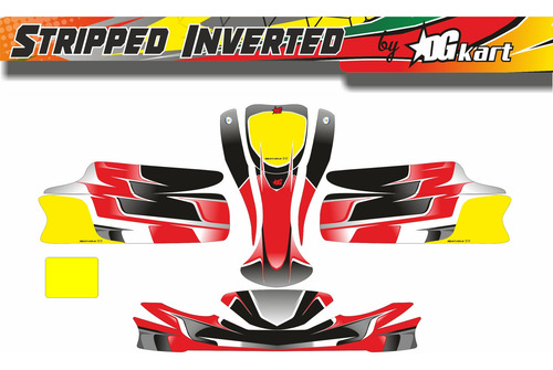 Calcos Karting Laminadas Brillante - Stripped
